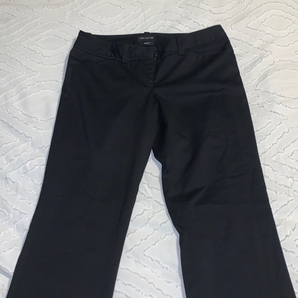 The Limited classic straight leg black trousers size 2